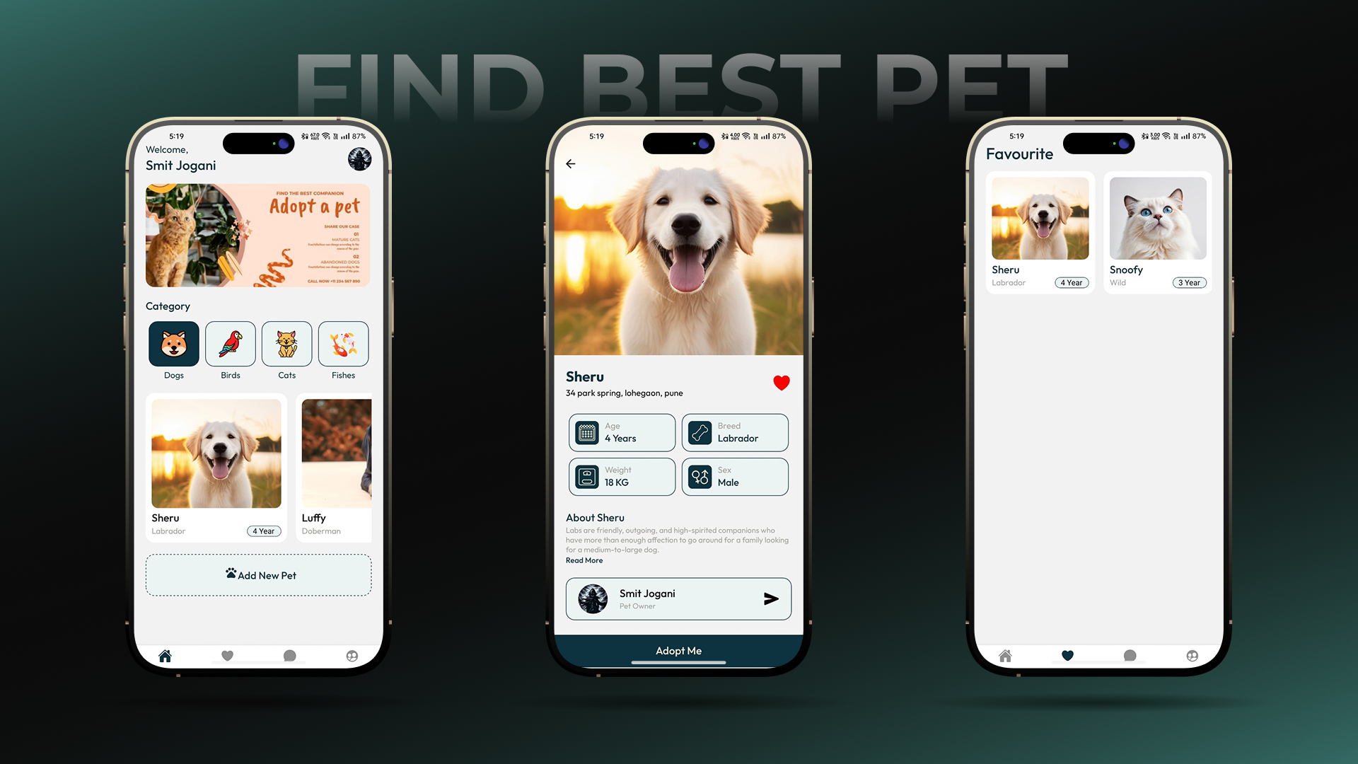 Pet Adoption – Animal Welfare Platform