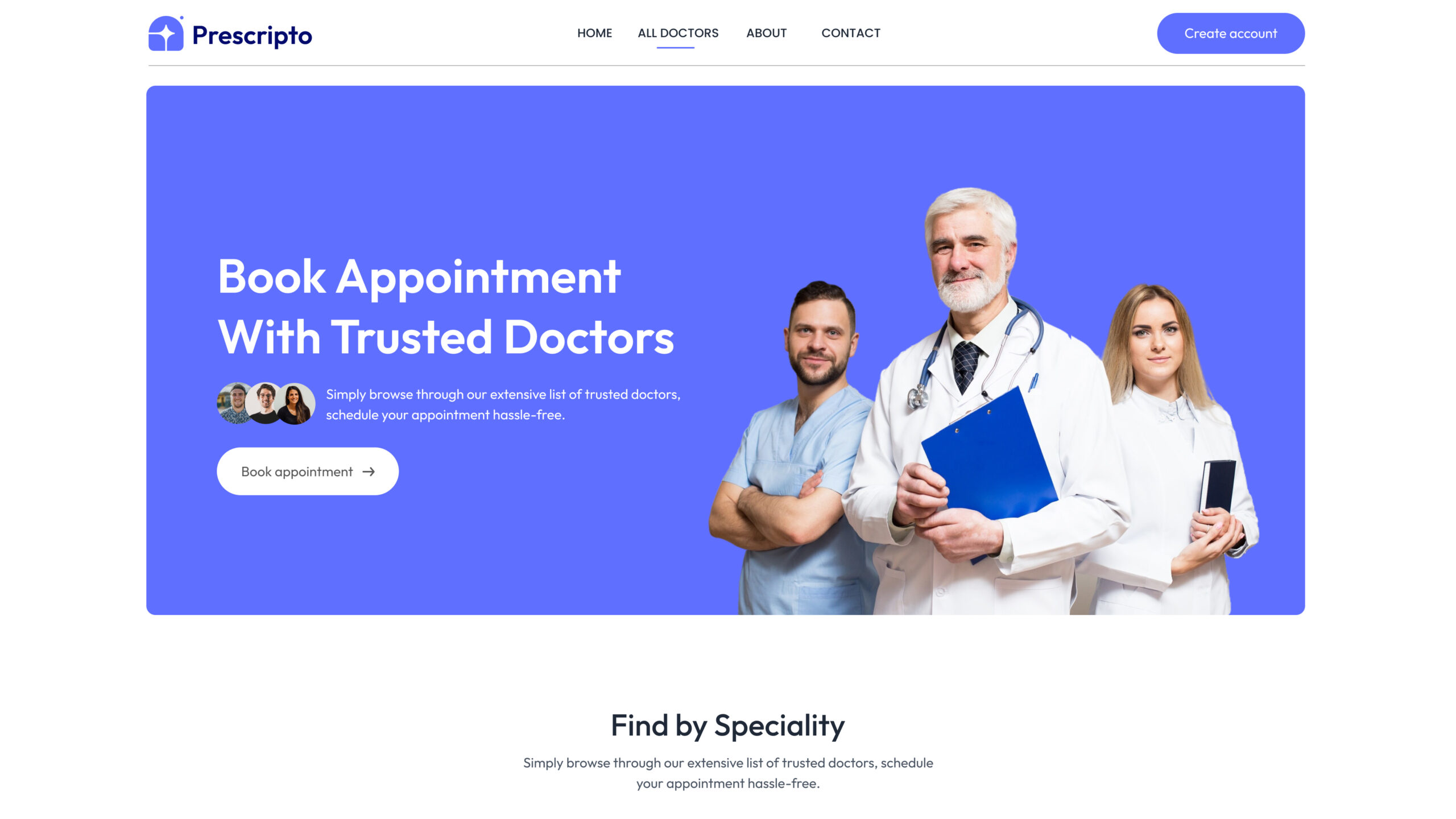 Prescripto – Doctor Appointment Booking System %%sep%% %%sitename%%