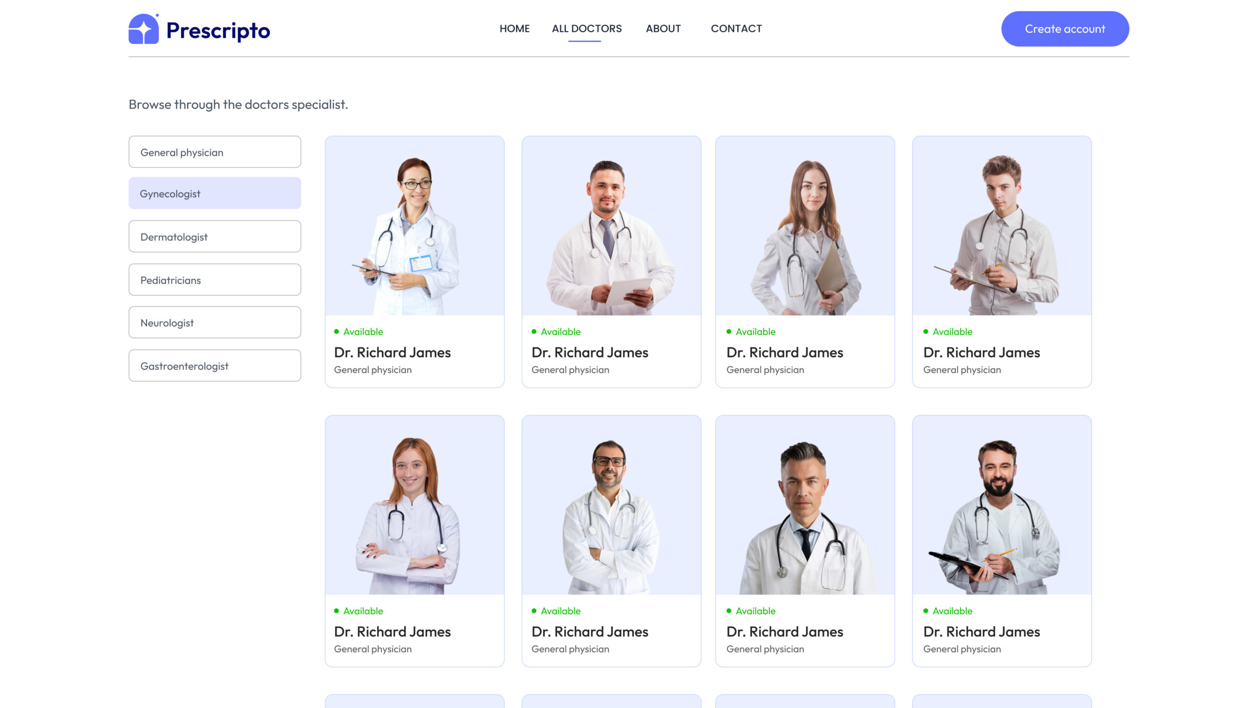 Prescripto – Doctor Appointment Booking System - Insyra
